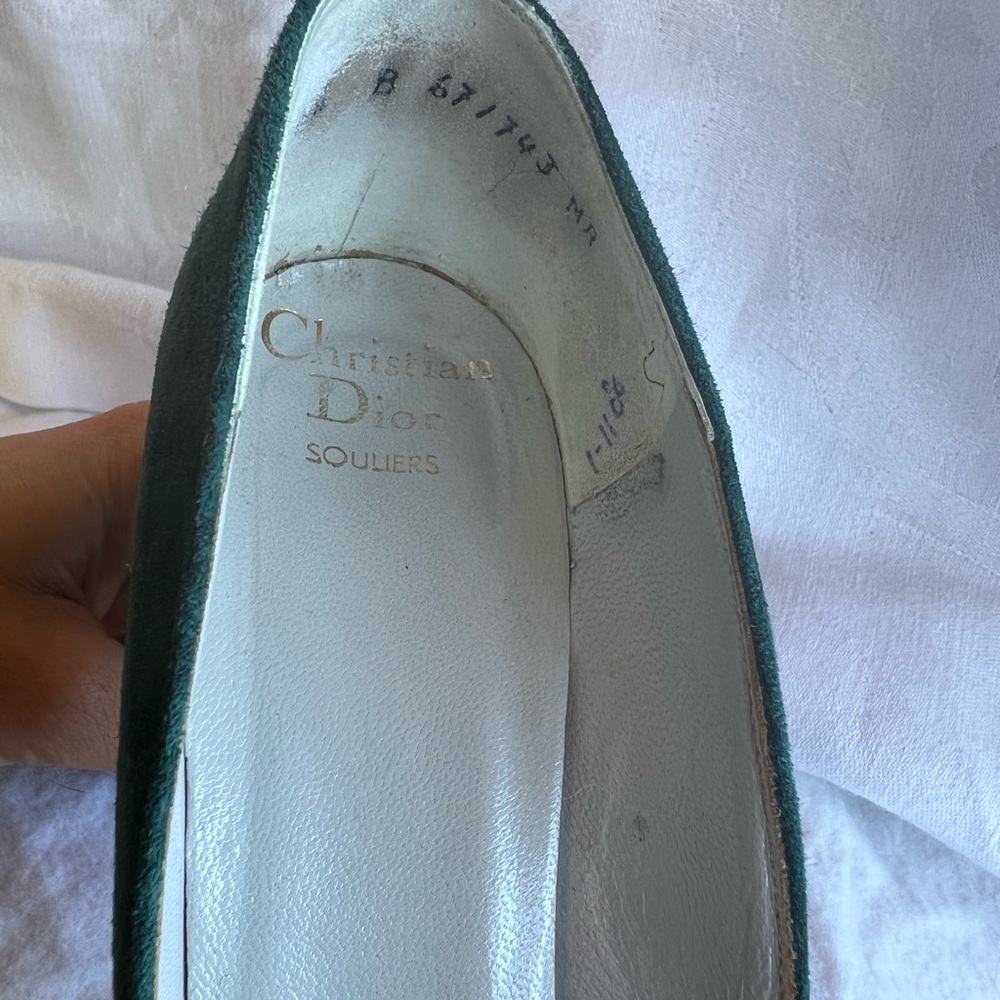 Christian Dior Souliers Vintage Colorblock Pumps - Picture 8 of 9